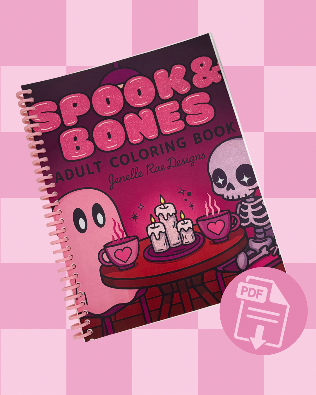 Spook & Bones Coloring Book – Digital Download