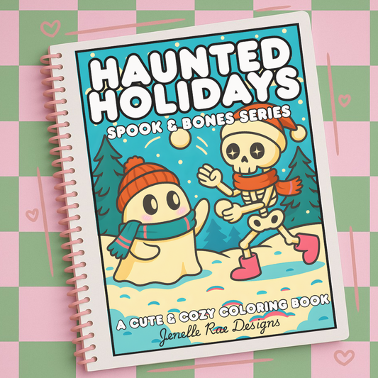 Haunted Holidays – Spook & Bones Christmas Coloring Book